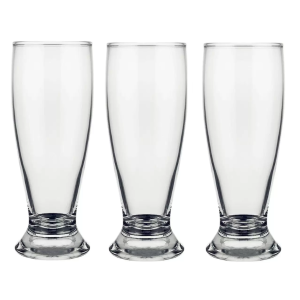 Jogo de copos de Vidro Tulipa 350 ml 03 Peças