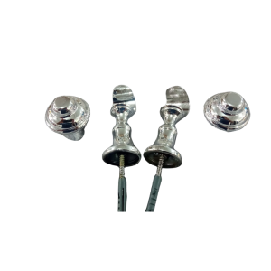 Jogo Suporte Eco Europa fino Cromado 19 mm