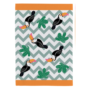 Pano de copa Fiori 100% algodão Teka