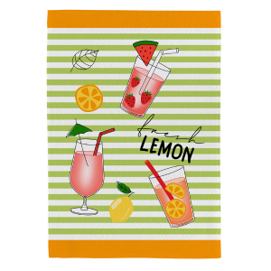 Pano de copa Fiori 100% algodão Teka