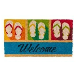 Tapete Capacho fibra de coco 33 cm x 60 cm