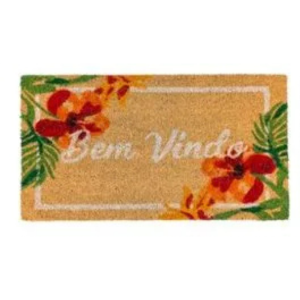 Tapete Capacho fibra de coco 33 cm x 60 cm