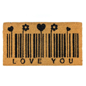 Tapete Capacho fibra de coco 33 cm x 60 cm