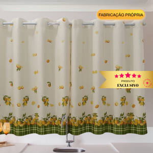 Cortina de cozinha Alaska 2,00 x 1,20 Gorgurinho