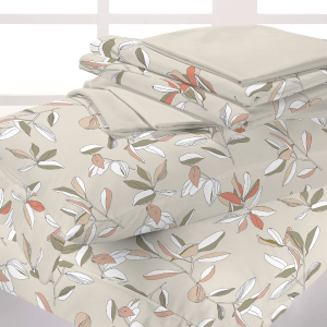 Jogo de lençol queen 4 pçs Microcotton