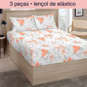 Jogo lençol queen 3 pçs Premium Plus