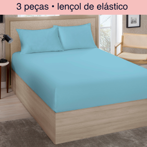 Jogo lençol queen 3 pçs Premium Línea