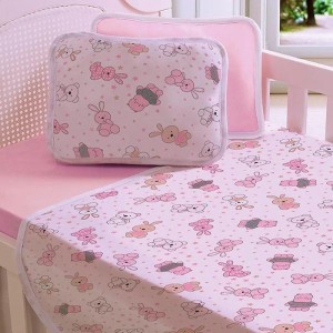 Jogo de lençol berço bebê 2 peças