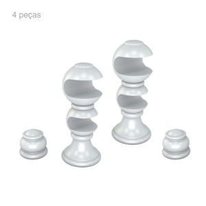 Jogo Suporte Eco Europa Duplo Grosso 28/19 MM